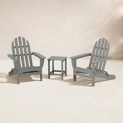 POLYWOOD® Classic Adirondack 2-Person Patio Seating Group