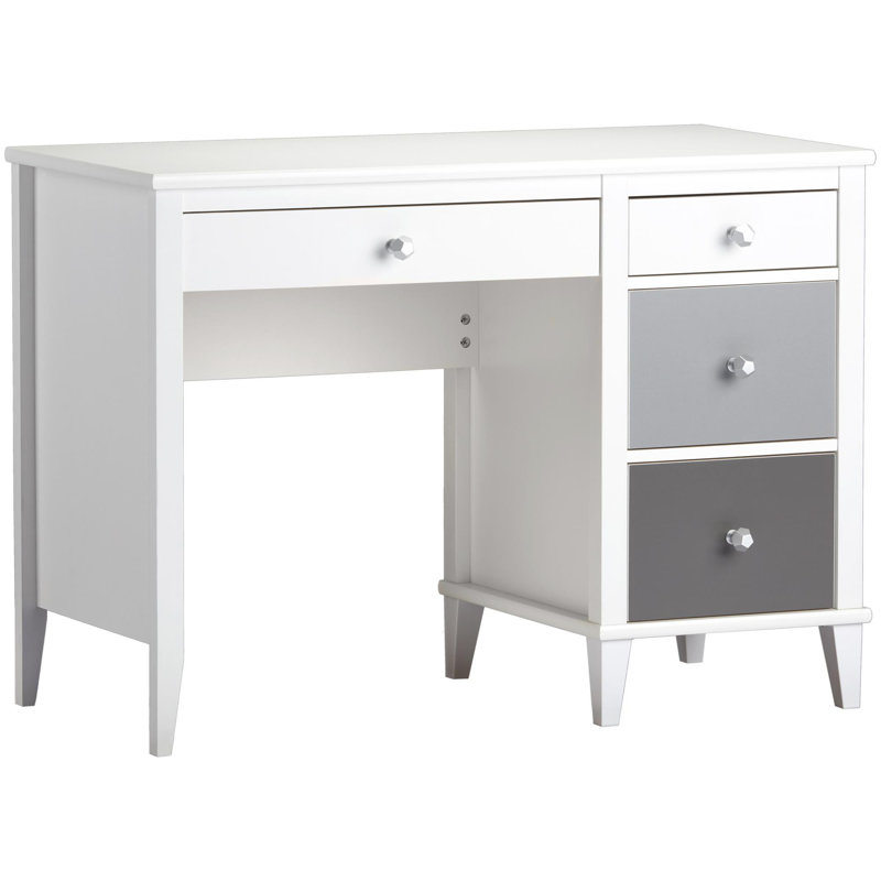 Bureau d'écriture Monarch Hill Poppy Kids, Blanc / Gris