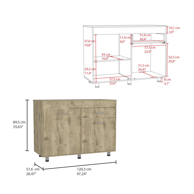 Noselli 120.3cm Sideboard