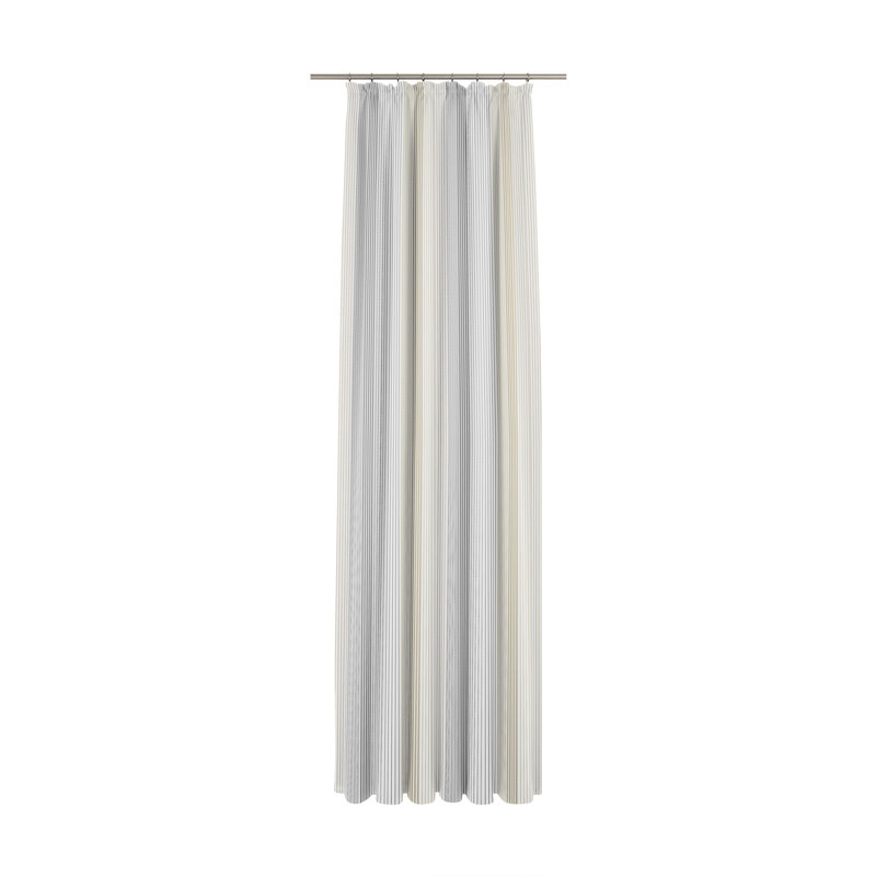 Ready-Store Pencil Pleat Sheer Curtain, Taupe/Beige, 300cm Width x 175cm Drop