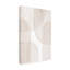 Bolog Abstract Beige Line Art On Canvas by Melloi Print-94230469