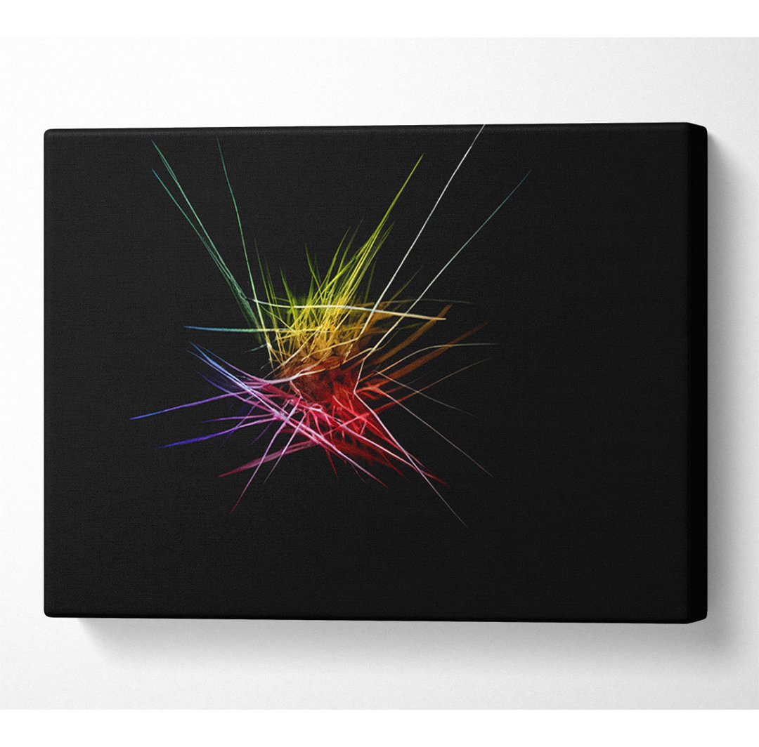 Rainbow Blast - Kunstdrucke auf Leinwand - Wrapped Canvas