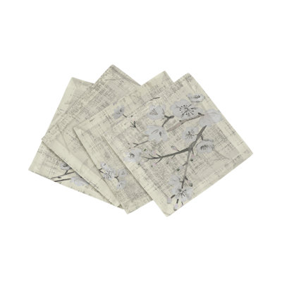 Blossom Fantasia Cotton Sateen Cocktail Napkins