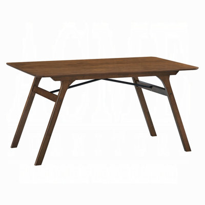 Darly Rectangular Dining Table in Walnut