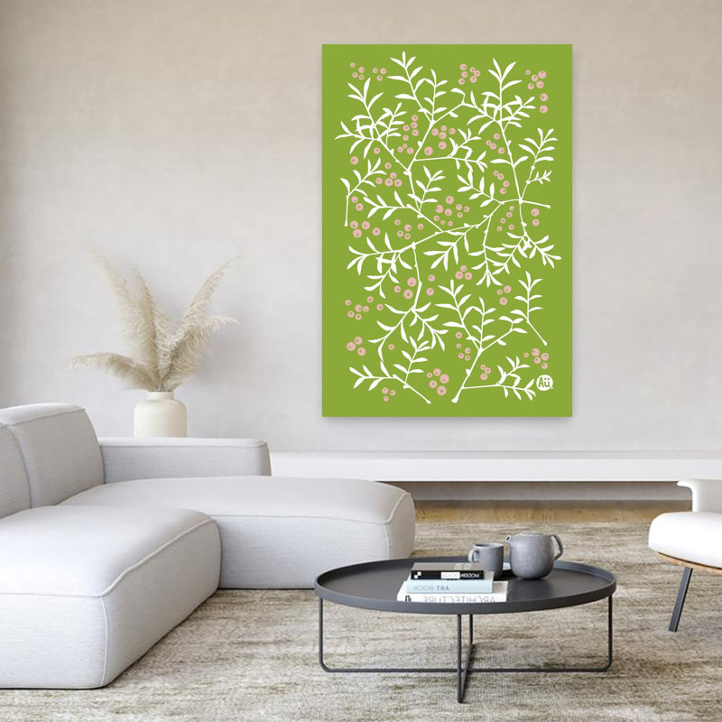 Contemporary Art Abstract Contemporary Forest Landscape Wall Art by Aia Ueno - Wrapped Canvas Print, 152.4 cm H x 101.6 cm W