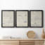 «Nautical Journal IV», ensemble de 3 impressions sur toile encadrées-1852098932-1852098943