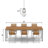 7.25"W Abdusalam 1-Light Woven Metal Caged Dome Pendant-915090832