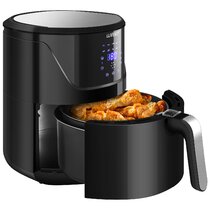 KitchenPerfected 4.0Ltr Digi-Touch Air Fryer (Family Size) - Cream