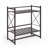 Classic Square Wall Mounted 2 Tier Bathroom Shelf with Towel Bar-557869516