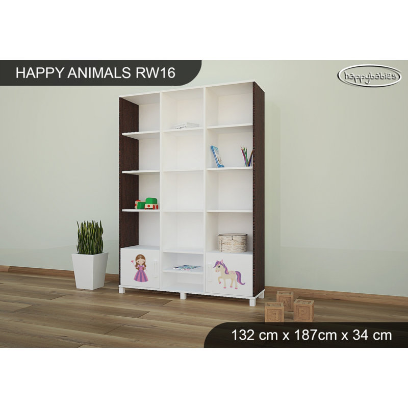 187cm H X 132cm W Kids Bookcase, Wenge Chestnut