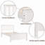 Lit plateforme simple en bois-761493978