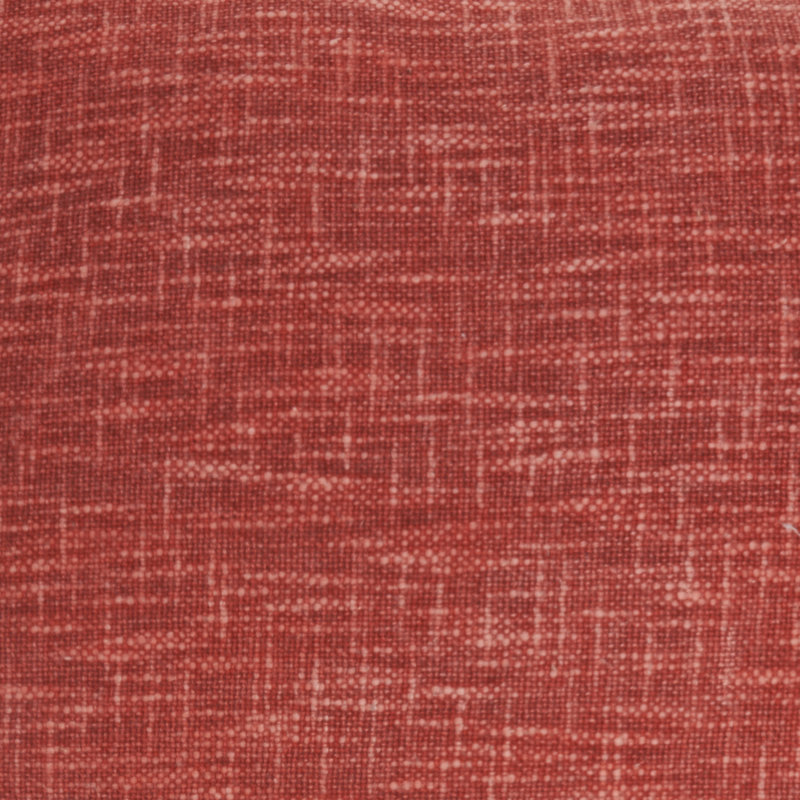 Rust Cotton Fringed 22" Square Throw Pillow