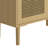 4-Doors Rattan Mesh Storage Cabinet, Sideboard With Eight Storage Spaces, For Entryway, Living Room, Hallway (Natural)-253433980