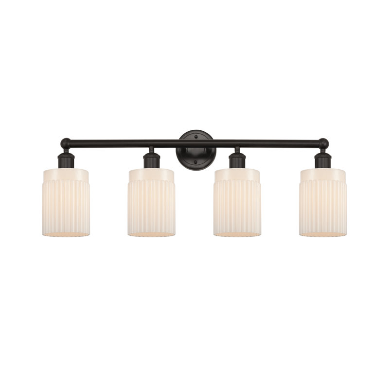 Kamena 4 - Light Dimmable Vanity Light, Matte White, Oil Rubbed Bronze