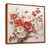 Toile avec cadre flottant brun