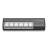 60 in. Glass Sushi Countertop Display Refrigerator with 6 Stainless Steel Trays in Black (KM-SR60-BK)