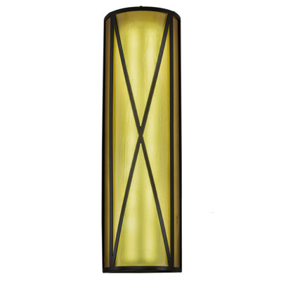 Diamond Craftsman Steel LED Flush Mounted Sconce