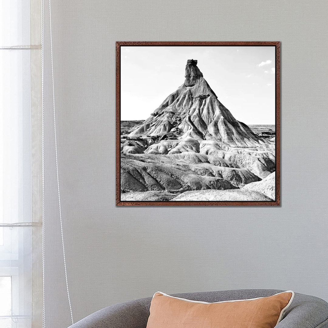 Bardenas Reales B&W von Philippe Hugonnard - Galerie-verpackte Leinwand Giclée auf Leinwand