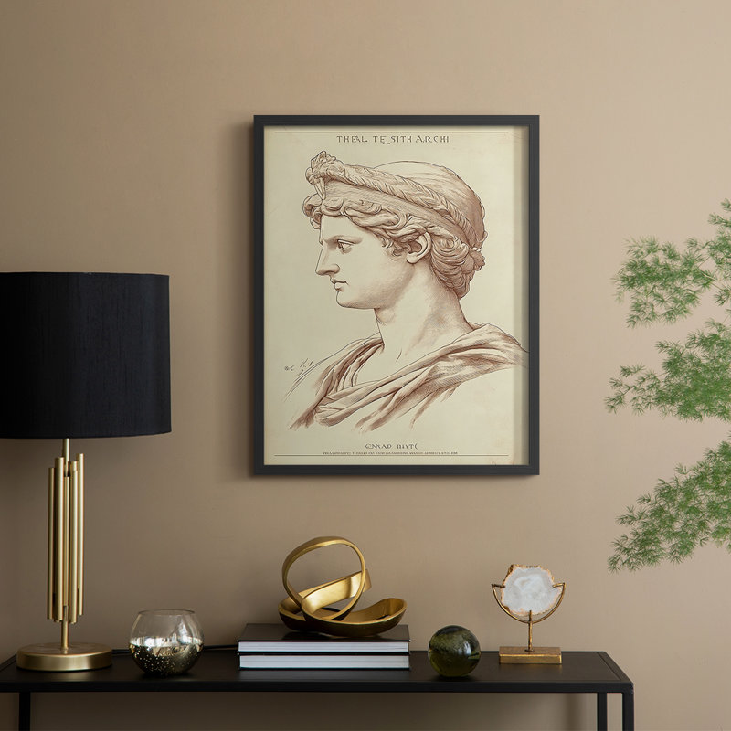 WOMEN Series dxcviii - reproduction encadrée de qualité supérieure - prête à être accrochée - aucun clou requis