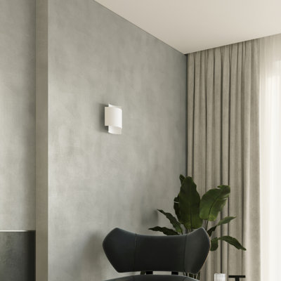 Steel Flush Mounted Sconce
