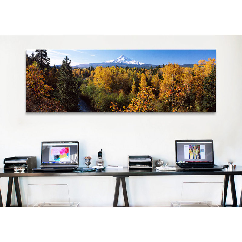 « mt. national forest, oregon », reproduction de photo sur toile, H 12 po x l 36 po x P 1,5 po, Toile tendue