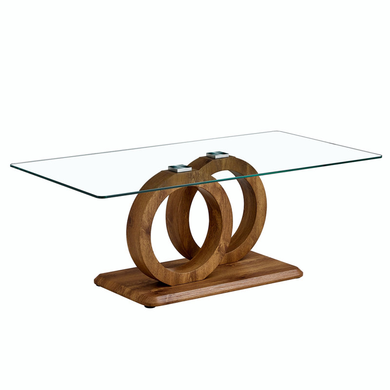 Table basse Lakeashia, Brun