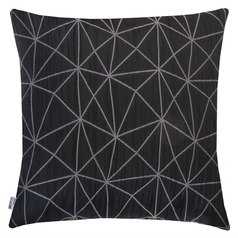 Kolby Geometric Square Cushion Cover, 38 x 38cm, Blue
