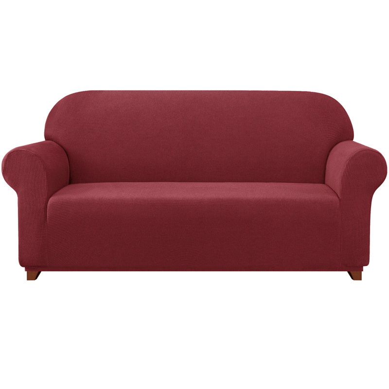 Housse de canapé 1 pièce en jacquard extensible, housse de canapé en spandex de polyester, protecteur de mobilier de salon à ajustement universel
