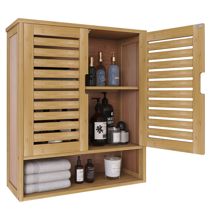 Bathroom Cabinet Wall Mounted, Natural