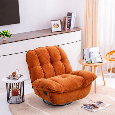 Mindil Upholstered Swivel Recliner