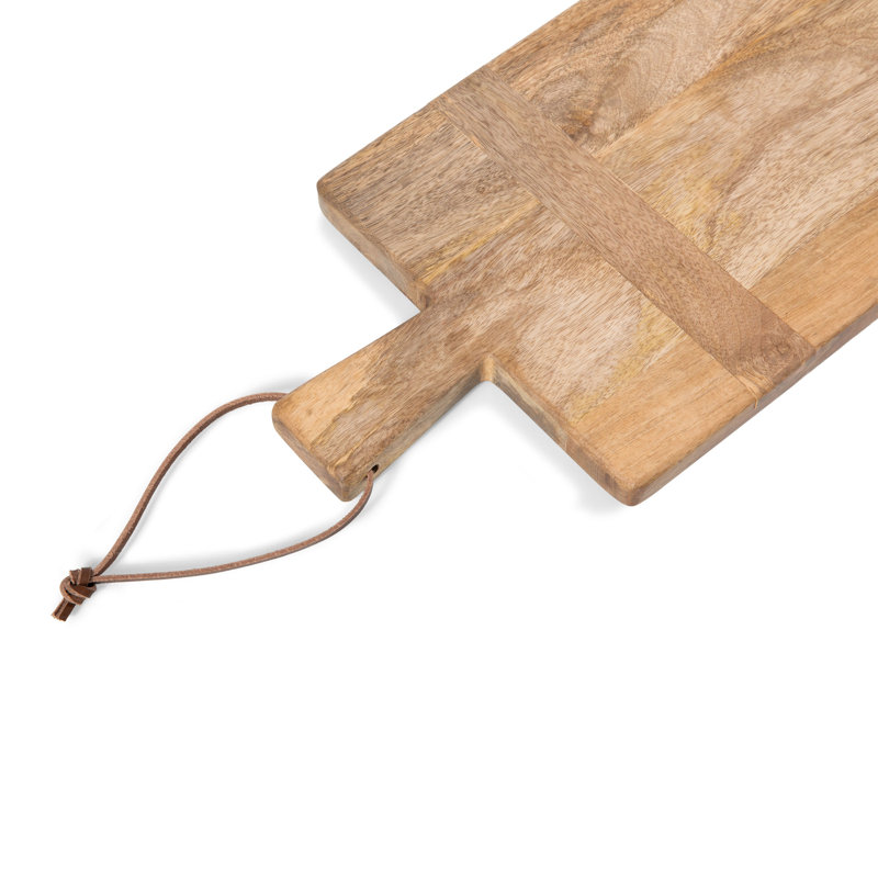 Longue planche à charcuterie rectangulaire Ravi - plateau de service en bois - planche à fromage Deboris