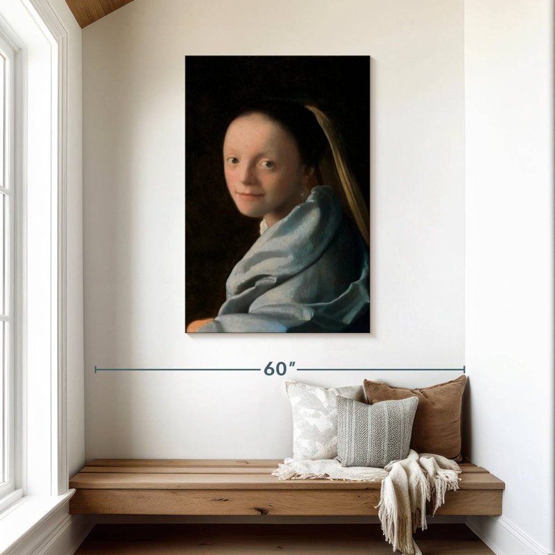 Étude d'une jeune femme 1665-1667, H 45 po x l 30 po