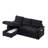 Reclining L-Shaped Sectional Sofa with Pull-Out Bed Storage and USB Charging