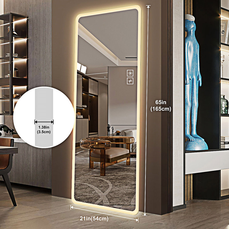 Full Length Mirror LED Mirror Wall-Mounted Mirror