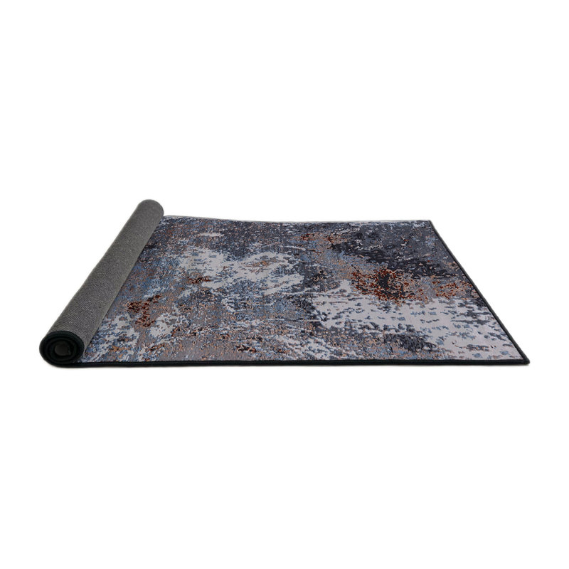 Tapis gris foncé Carnot, Rond 6 pi