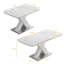 Table de salle à manger rectangulaire moderne (table seulement)-87013904-87013915-87013913