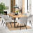 Bhagirath 31.5'' W 6-Person Rectangular Dining Set-1813835162-1837856875