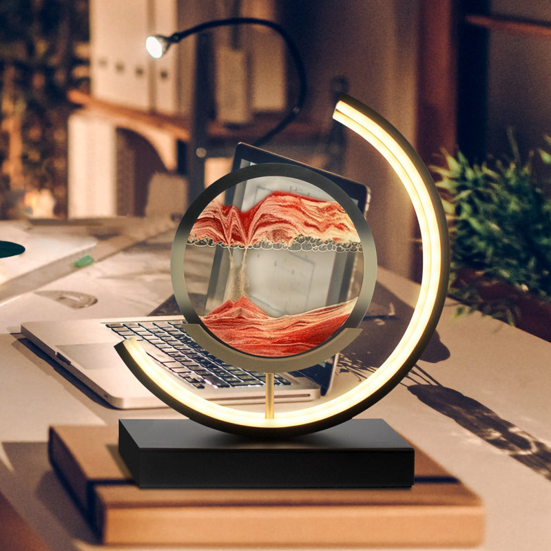 Metal Table Novelty Lamp, Dimmable Touch Control LED Lamp
