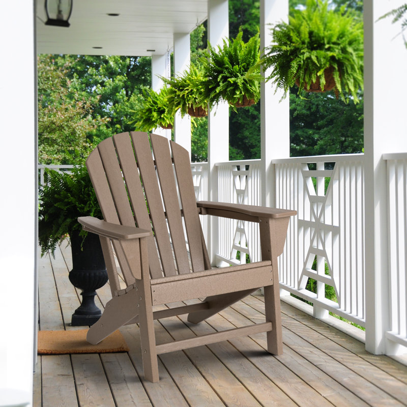 Chaise Adirondack d'extérieur Muirhead, Brun