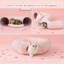 Tunnel pour chat en peluche transformable 3-en-1 avec lit pour chat d'intérieur - rose, rond-1154086968