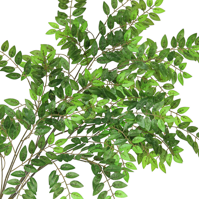 51" Artificial Wisteria Leaf Branch