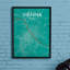 Vienna City Map - No Frame Print-1363227788