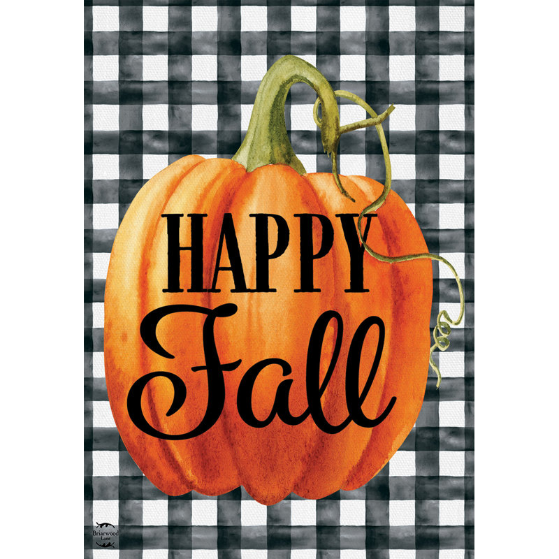 Happy Fall Pumpkin Garden Flag