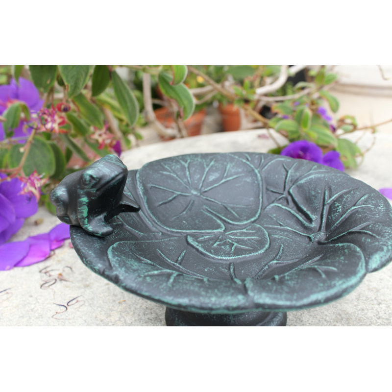 Lomora Metal Tiered Birdbath