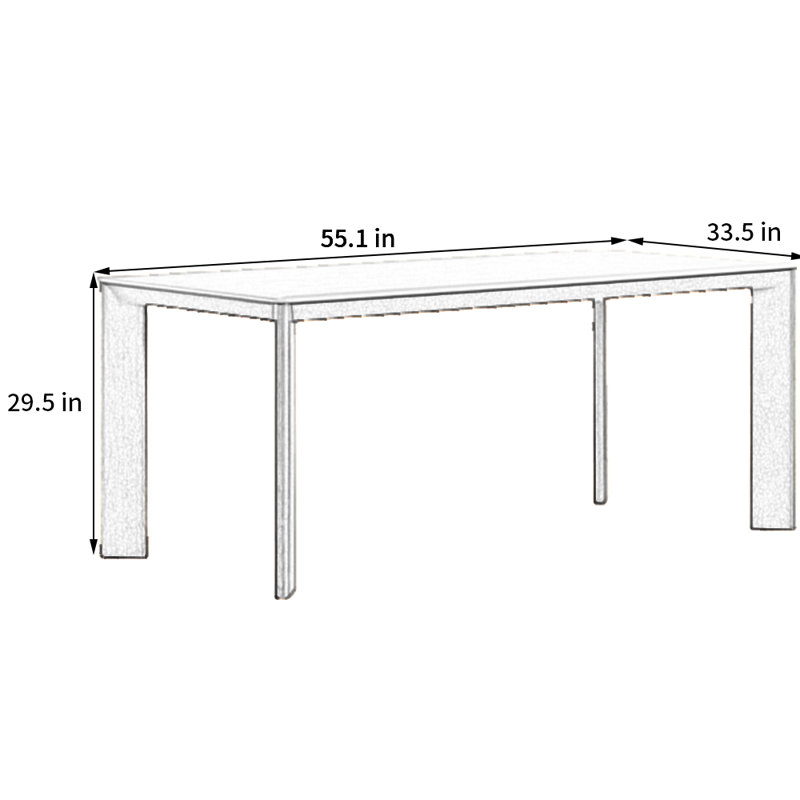 Chrissy, 29.5"H x 55.1"L x 33.5"W