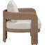 Chaise de patio en oléfine beige Audiel-129907359