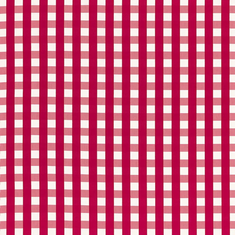 Bermuda Check Fabric, Azalea