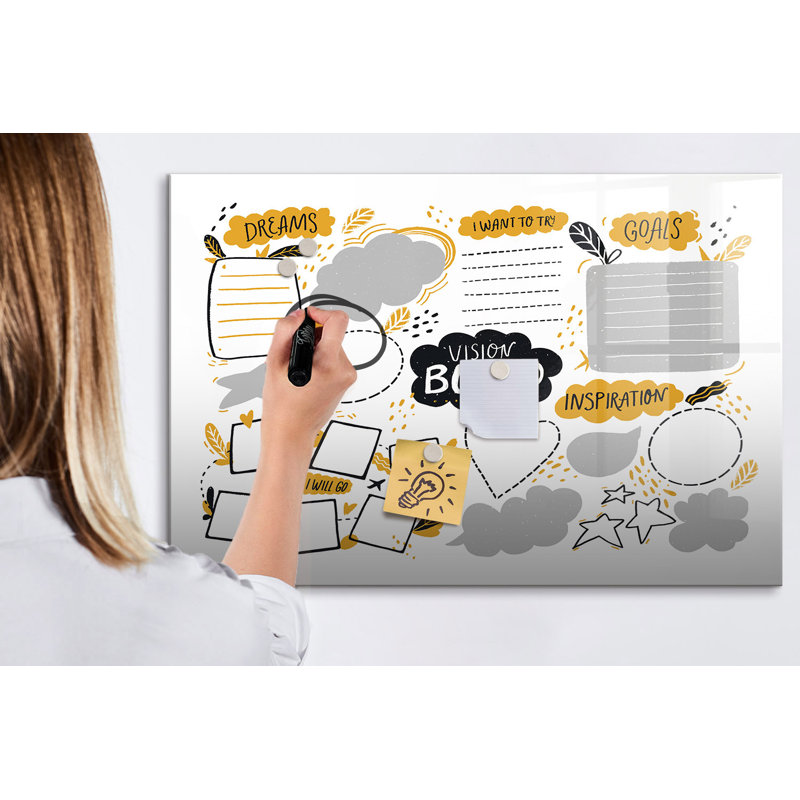 Magnetic Glass Dry Erase Board