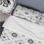 Ensemble de housse de couette blanc Modern Quatrefoil II - Modern-109151753
