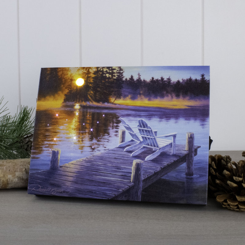 Magic Morning 8X6 Lighted Tabletop Canvas